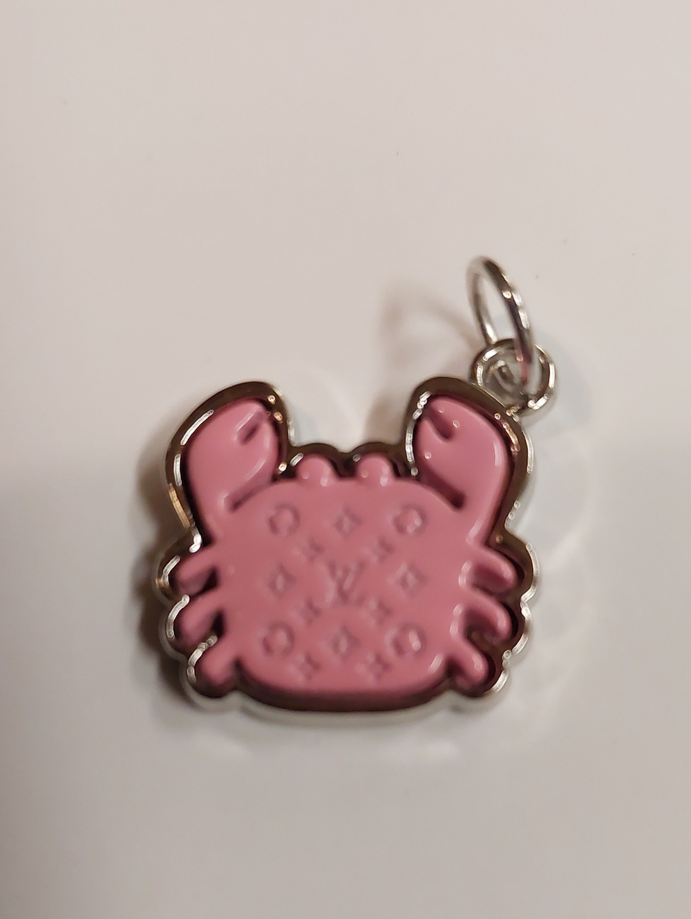 LV Pink Crab Enamel Charm Pendant Sale 1/$20 or 2/$35